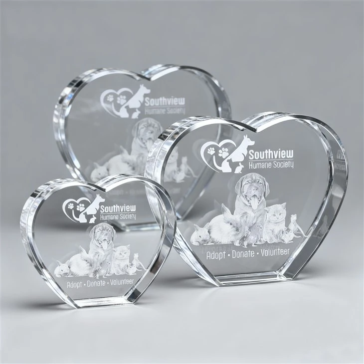 Custom 3D Crystal Trophy manufacturers